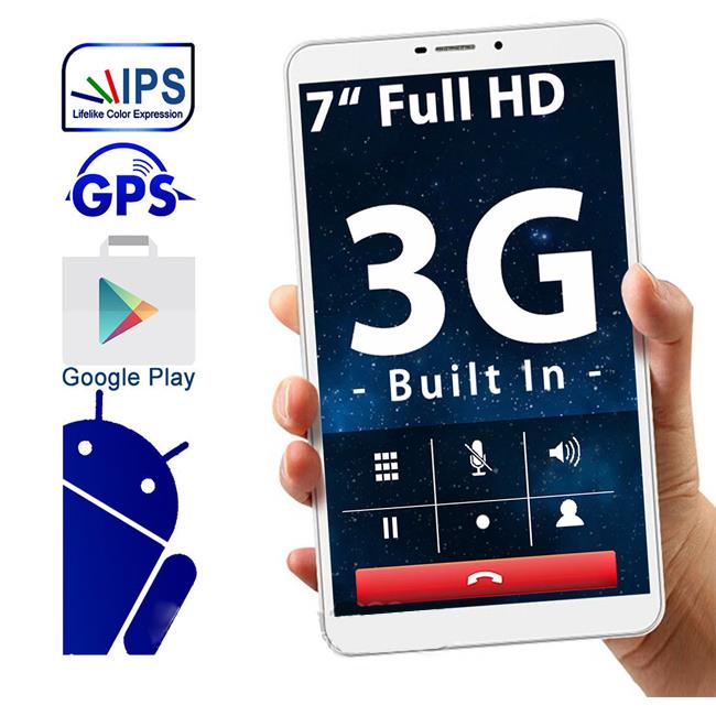 3G / 4G Android Tablet PC 7/8 / 9.7 / 10.1 inç 1 / 2GB RAM 8/16 / 32GB ROM Bellek Arama Dokunmatik Phablet GPS G-sensörü FM BT WIFI NFC Tablet