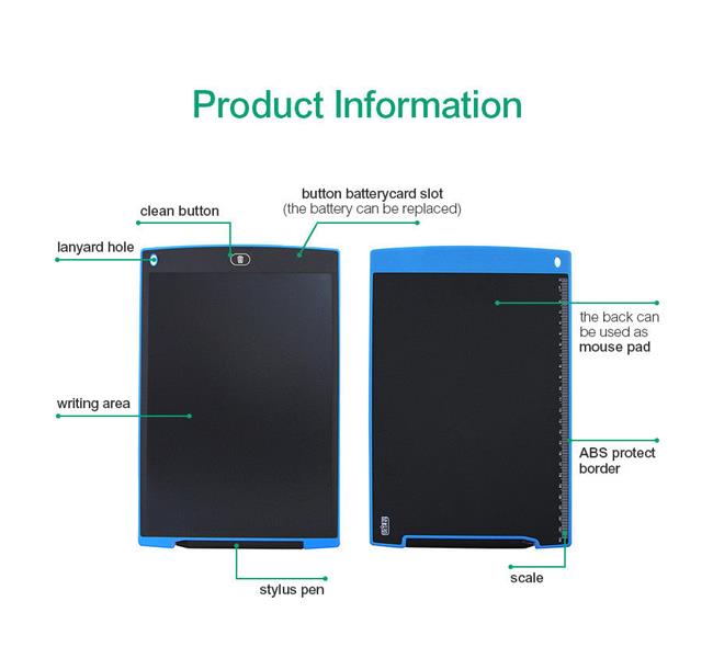 Çocuklar LCD yazı tahtası çizim bloknot