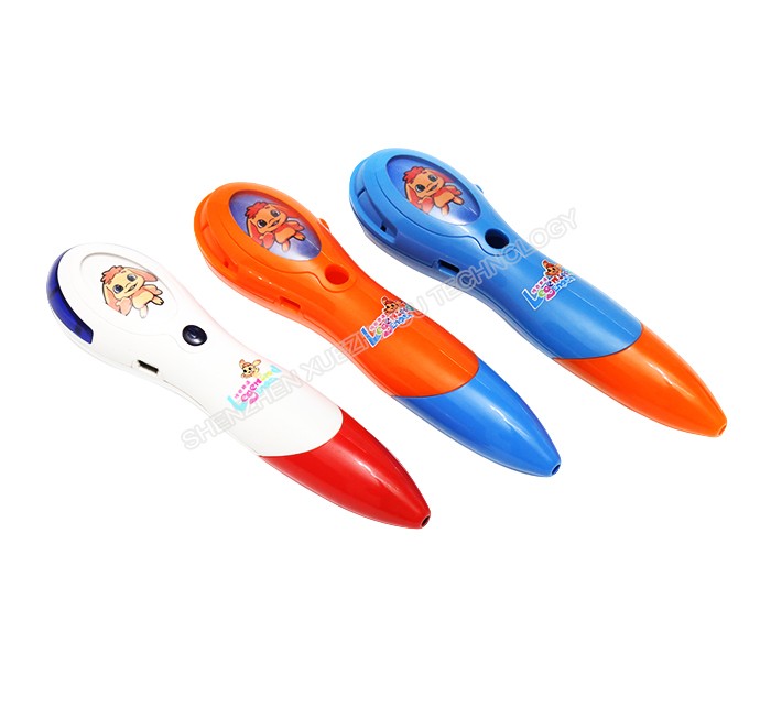 Kids Audio Books Talking Pen English French Spanish Arabic Customized Language Learning Reader Pen