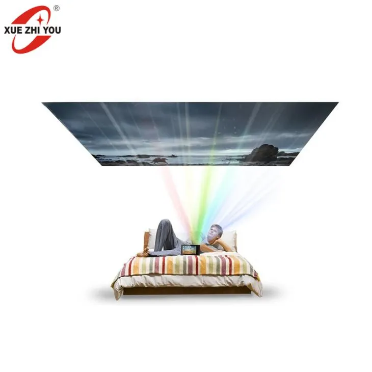 Mini Android Wifi Tablet Projektörü 60LM Ev Sineması RK3188