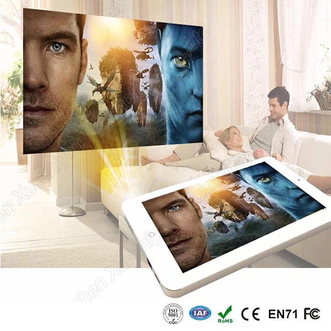Taşınabilir 8 inç Projektör Tablet PC