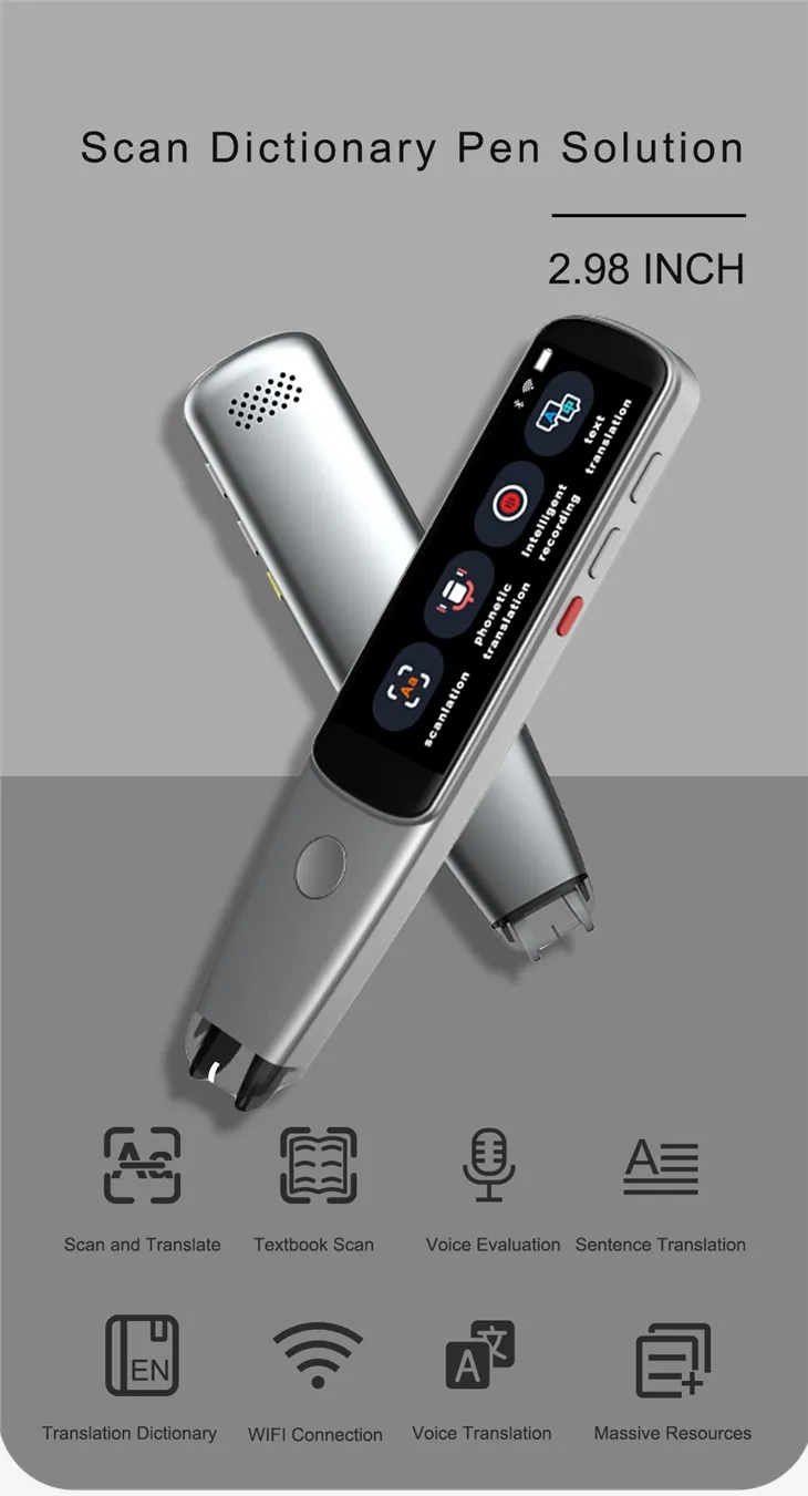 Dil Öğrenmek İçin Yeni Gelişmiş Tarayıcı Elektronik Kalem Okuyucu