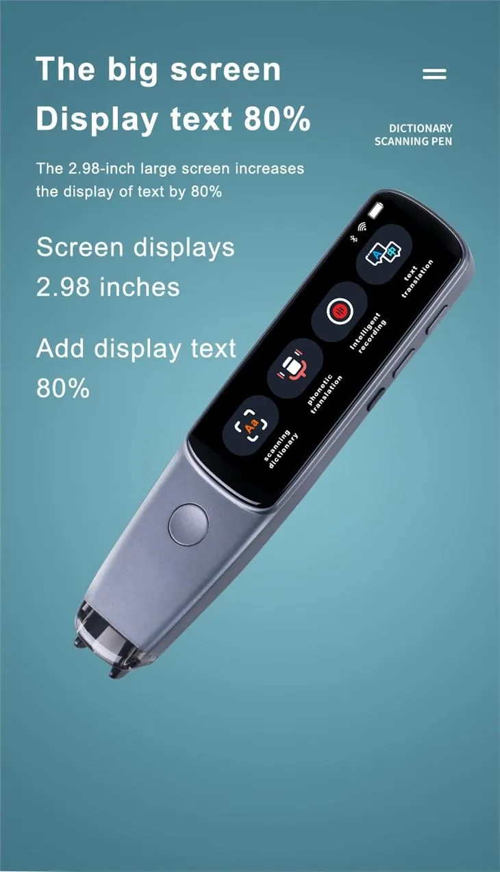 Konuşan Kalem, Tablet PC, Çeviri Kalemini Tara.